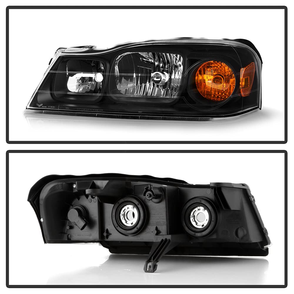 Amazon.co.jp: ACANII - For Black 2006-2007 Saturn VUE Headlights